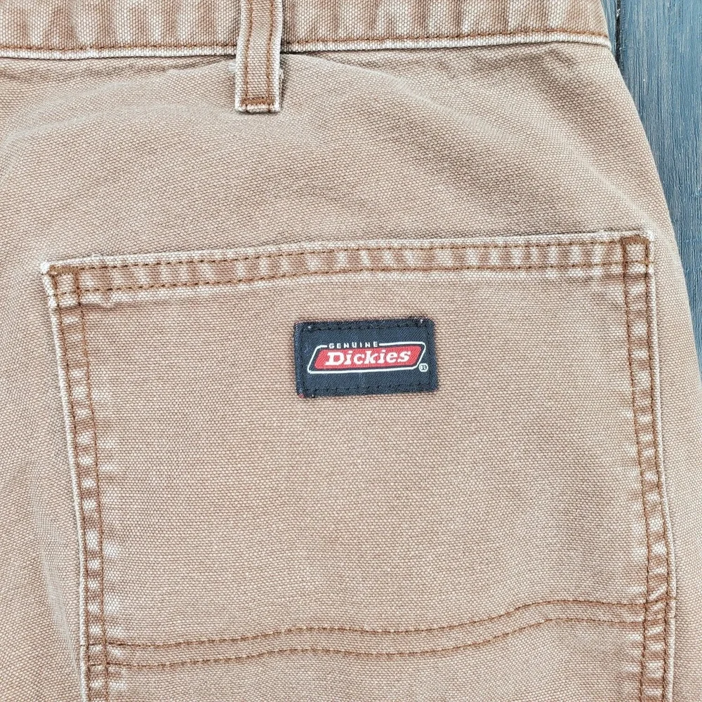 Vintage Dickies Duck Canvas Pants Mens Brown 36×32 90s Y2K Workwear